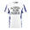 White and Blue -  AAG - Unisex Cut & Sew Tee