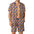 Serenity Mist - Hawaiian Print Suits for Men